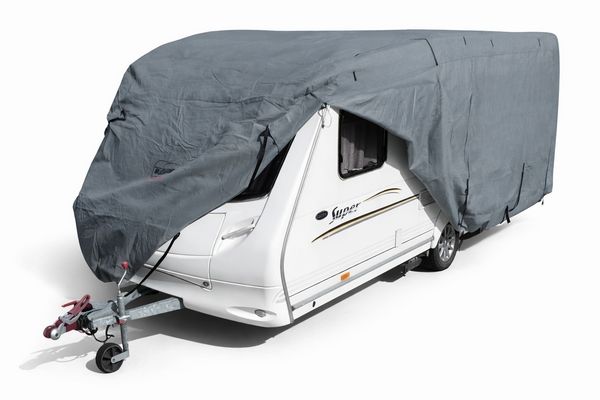Waterdichte Caravanhoes – 210x114x90 Cm, 420D Oxford, Met Winddichte Bevestiging, Voor Zomer En Winter