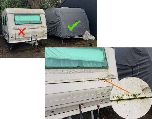 caravanhoes buiten